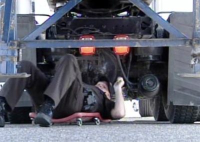 this image shows commercial truck suspension repair in Trenton, New Jersey